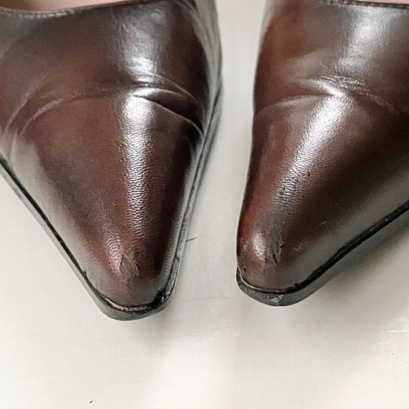 Sz37 / Leather Pointy Toe Stilettos ALDO - Picture 6 of 9